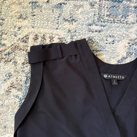 Athleta Sutton Cap Sleeve Semi-Fitted 3.5 Inseam Romper - Picture 7 of 8